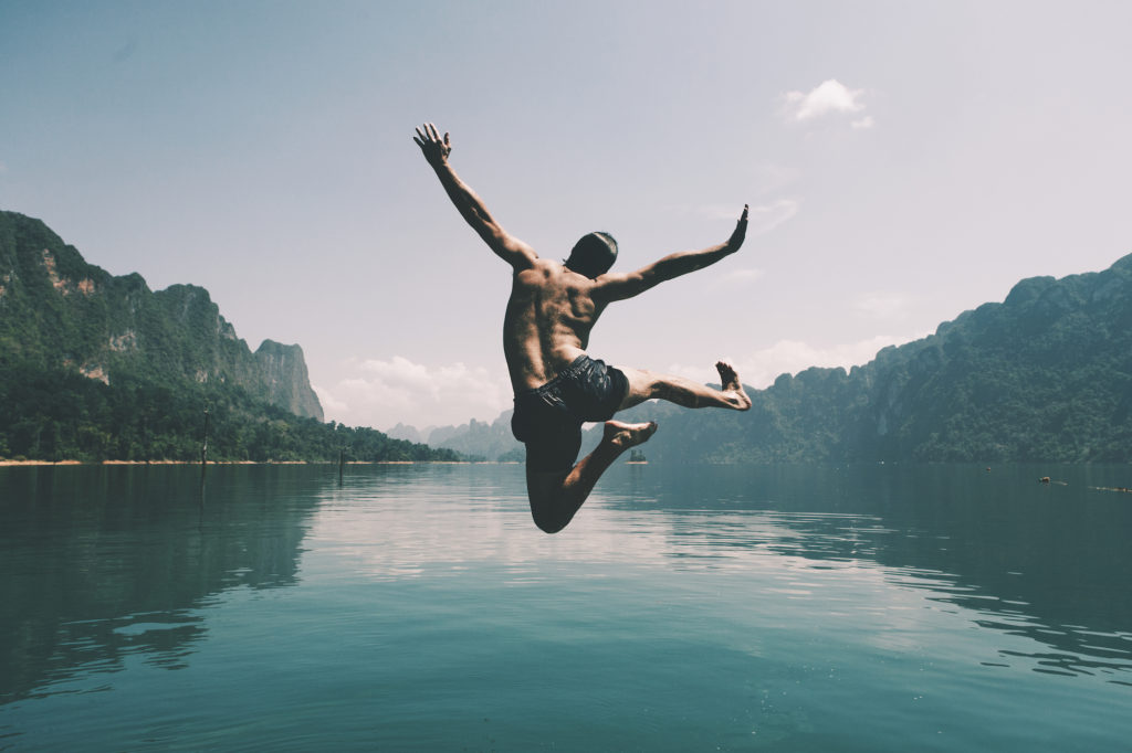 brambles share price image shows a man jumping