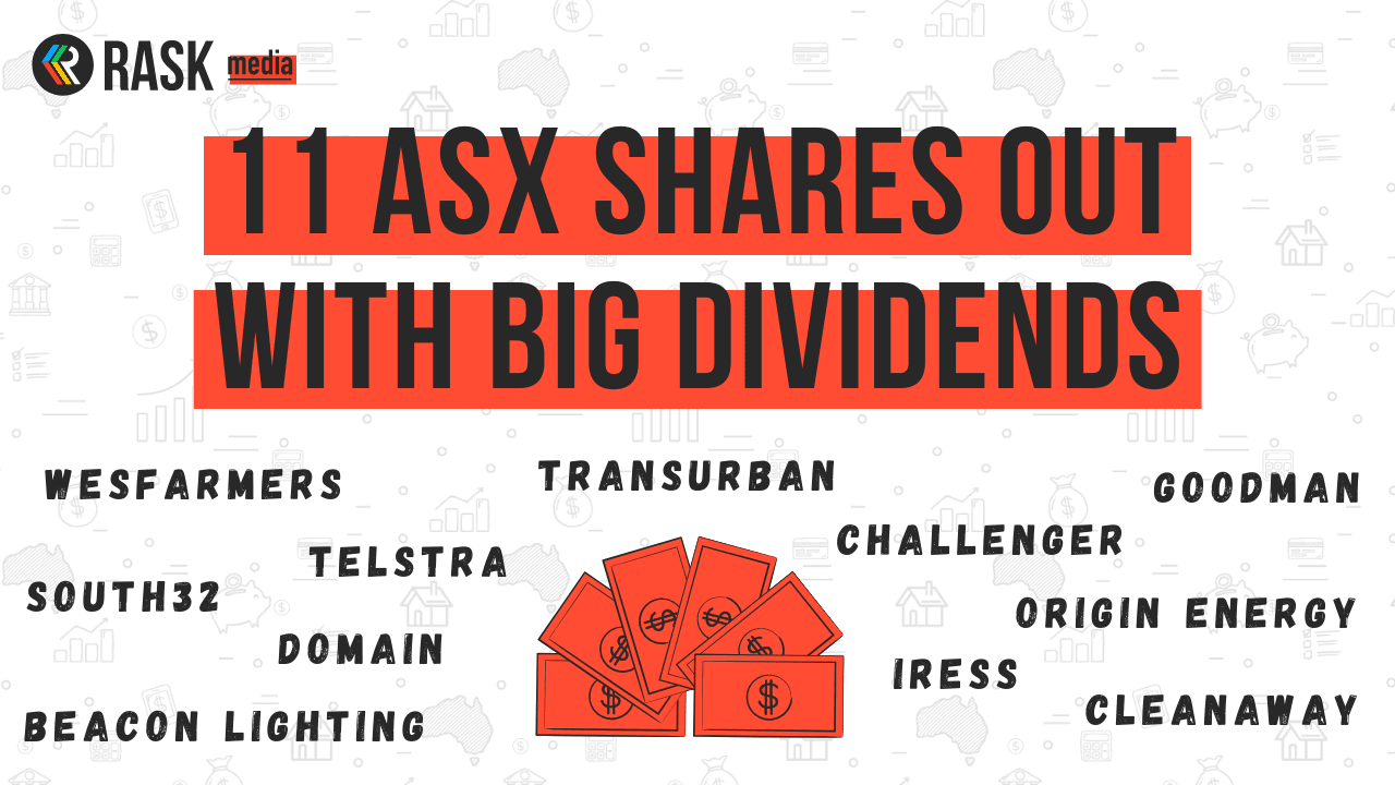 11 ASX shares out with BIG dividends today WES, TLS, S32 & more