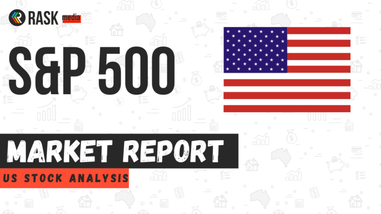 US stock market report - flag