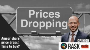 amcor share price drop luke laretive